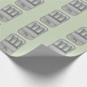 Sardines in een blik cadeaupapier (Hoek)