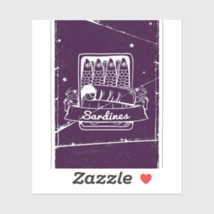 Sardines in een blik Verontwaardigd Sticker