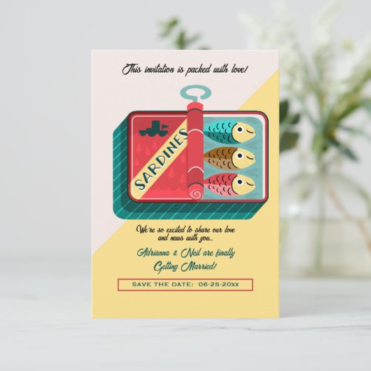 Sardines Invitation (Debout devant)