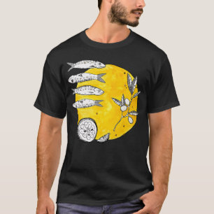 Sardines, olijven en citroen t-shirt