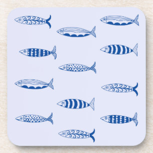 Sardines Patroon Bier Onderzetter