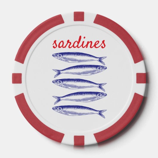 Sardines Poker Chips (Voorkant)