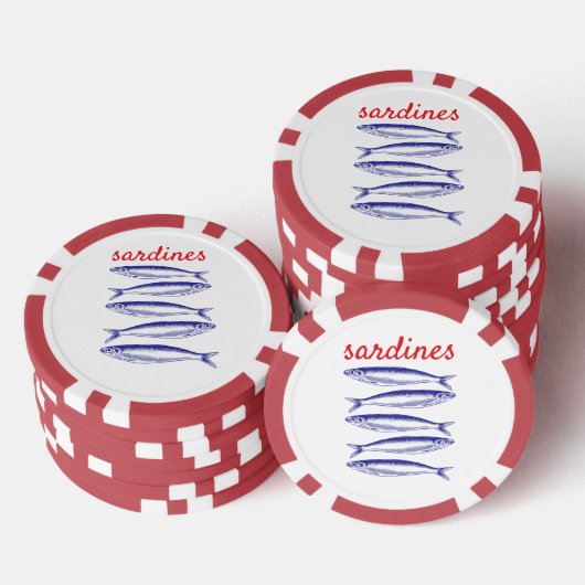 Sardines Poker Chips (Opstapeling)