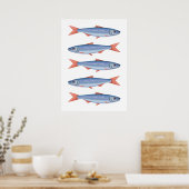 Sardines Poster (Keuken)