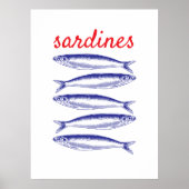 Sardines Poster (Voorkant)
