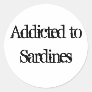 Sardines Ronde Sticker