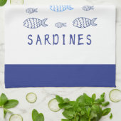 Sardines Theedoek (Gevouwen)