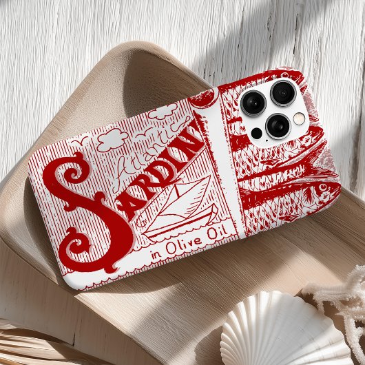 sardinevis in blik Case-Mate iPhone case
