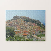 Sardinia Castelsardo uitzicht puzzle Legpuzzel (Horizontaal)