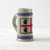 Sardinia Flag Bierpul (Voorkant links)