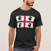 Sardinia Flag T-shirt (Voorkant)