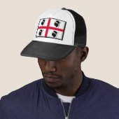 Sardinia Flag Trucker Pet (In situ)