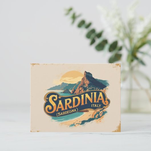 Sardinia Island Escape Briefkaart (Staand voorkant)