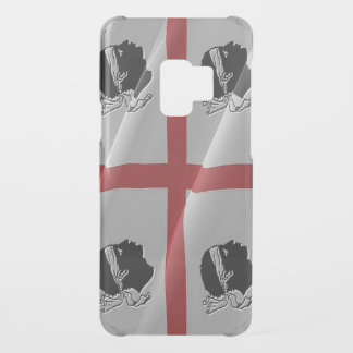 Sardinia waving vlag uncommon samsung galaxy s9 hoesje