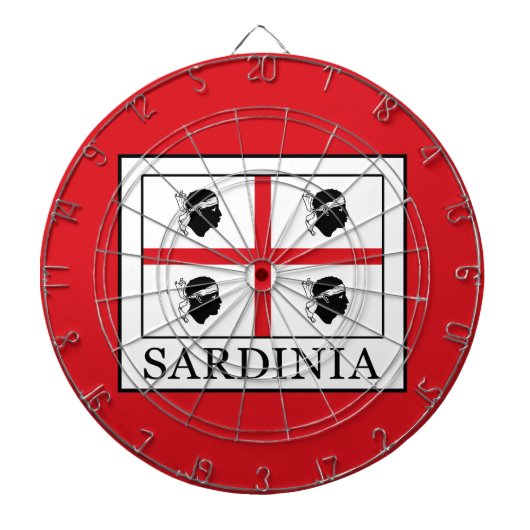 Sardinië Dartbord (Voorkant)