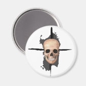 Sardinië, Dood schedel - Magneet (Voorkant / Achterkant)