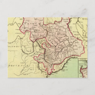 Sardinië, Frankrijk, Italië Briefkaart