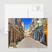 Sardinië - hoofdstraat in Carloforte Briefkaart (Voorkant / Achterkant)