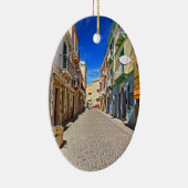 Sardinië - hoofdstraat in Carloforte Keramisch Ornament (Rechts)