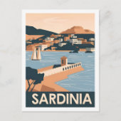 Sardinië Italië Beroemde reisplaats Briefkaart (Voorkant)