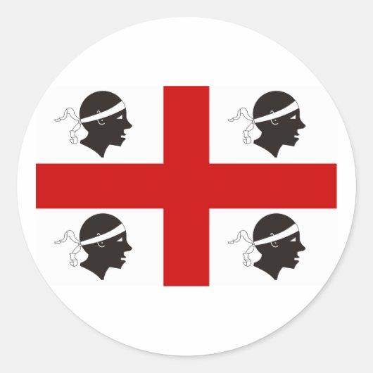 Sardinië, Italië Ronde Sticker (Voorkant)