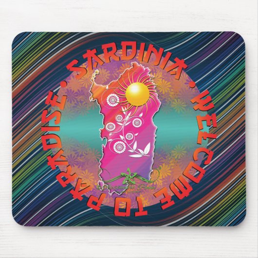 Sardinië Muismat (Voorkant)