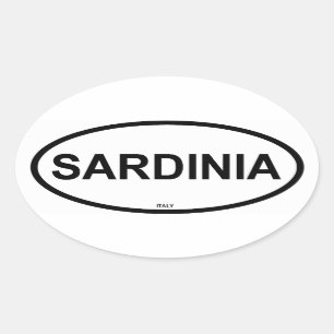 SARDINIË OVALE STICKER