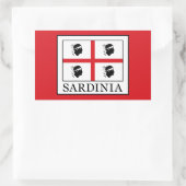 Sardinië Rechthoekige Sticker (Tas)