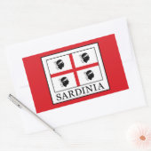 Sardinië Rechthoekige Sticker (Envelop)