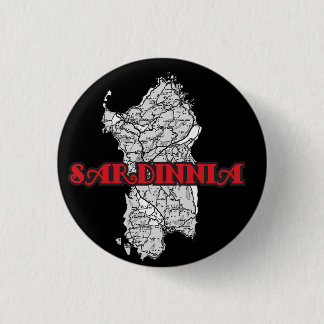 Sardinië Ronde Button 3,2 Cm