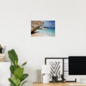 Sardinië strand met grote rotsen poster (Thuiskantoor)