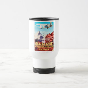 Sarek Nationaal Park Zweden vintage reisposter Reisbeker