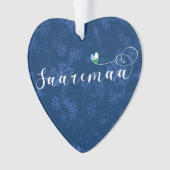Saremaa, Coeur Drapeau, Estonie (devant)