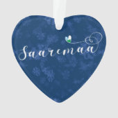 Saremaa, Coeur Drapeau, Estonie (dos)