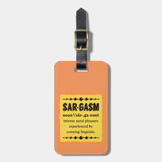 Sargasm Bagagelabel (Voorkant verticaal)