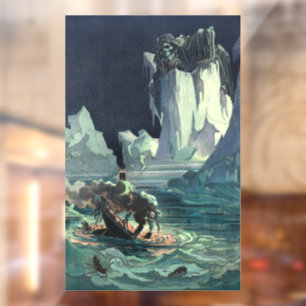 Sargasso Zee Grim Reaper & Sinking of Titanic Raamsticker