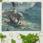 Sargasso Zee Grim Reaper & Sinking of Titanic Theedoek (Gevouwen)