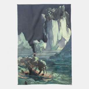 Sargasso Zee Grim Reaper & Zinken van de Titanic Theedoek