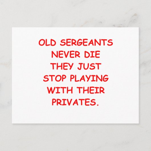 SARGE.png Briefkaart (Voorkant)