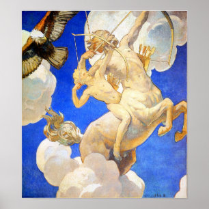 Sargent - Chiron en Achilles 1921 Poster