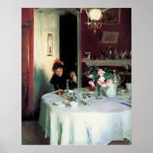 Sargent - De ontbijttafel Poster (Voorkant)