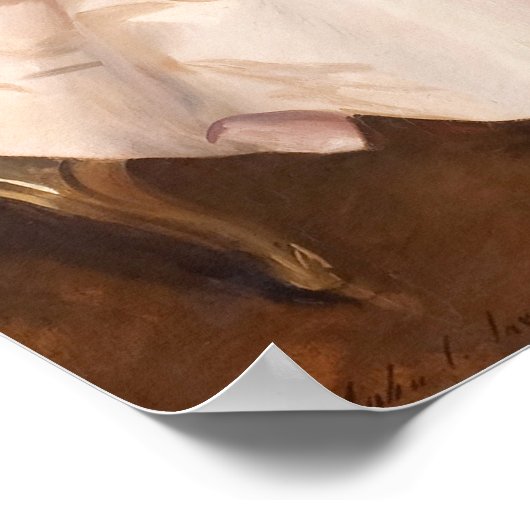 Sargent - Mrs Carl Meyer en haar kinderen Poster (Hoek)