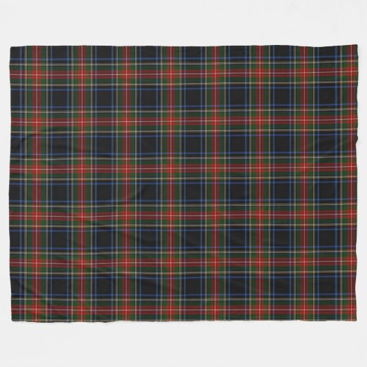 Sargent/Stewart Black Tartan Fleece Blanket (Voorkant (Horizontaal))