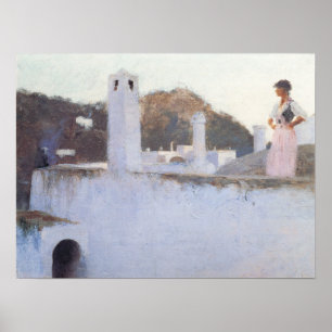 Sargent - Uitzicht van Capri 1878 Poster