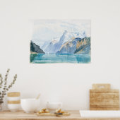 Sargent's Bay of Uri, Brunnen Poster (Keuken)