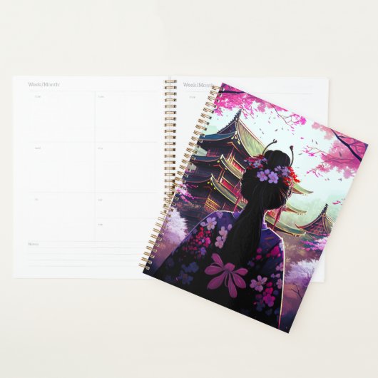 Sari Cerisiers (Devant avec enveloppe)