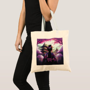 Sari Kirschblüten - Tragetasche Tote Bag