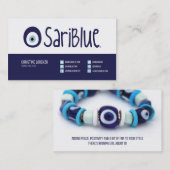 SariBlue | CARTE DE VISITE 1 (Devant / Derrière)