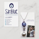 SariBlue | CARTE DE VISITE 3 (Devant / Derrière)