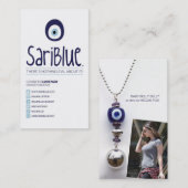 SariBlue | CARTE DE VISITE 3 (Devant / Derrière)
